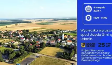 Zapraszamy na spacer z przewodnikiem po Udaninie!