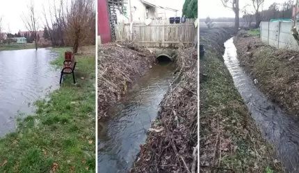 Ekspresowe udrożnienie rowu w Juszczynie
