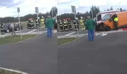 Następny wypadek na obwodnicy Miękini