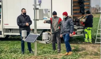 Na terenie gminy Udanin zamontowano stację "AGRO"
