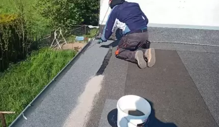 Remont pokrycia dachowego na Lipowej