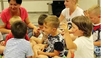 Przedszkolaki ze Szczepanowa na "Zielonym Przedszkolu"