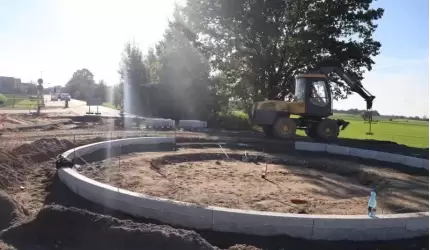 Pierwsze średzkie rondo nabiera kształtów