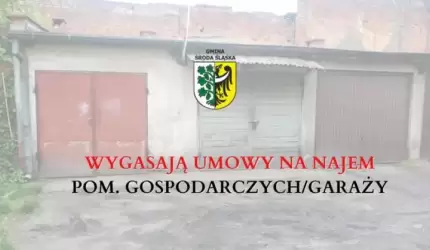 Wydział WSL przypomina: wygasają umowy na najem pom. gospodarczego/garażu
