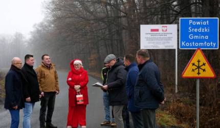 Droga Godków–Bogdanów oficjalnie po remoncie dzięki rządowej dotacji