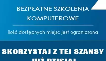 Bezpłatne szkolenia komputerowe dla mieszkańców Gminy Środa Śląska
