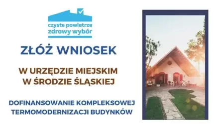 Dofinansowanie kompleksowej termomodernizacji budynków - złóż wniosek w UM