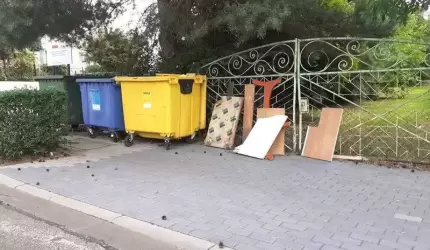 Wolna amerykanka pod średzkimi śmietnikami