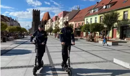 Hulajnogi elektryczne nowymi pojazdami Straży Miejskiej