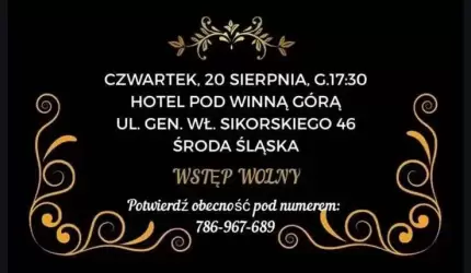 "Bądź piękna z Oriflame" - zaproszenie na konferencję w Środzie Śląskiej