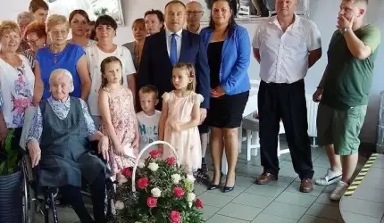 100 urodziny mieszkanki gminy Miękinia