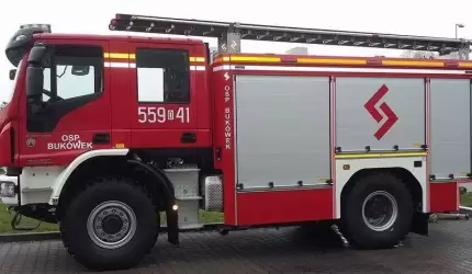 Paliła się sadza w kominie i nieużytki