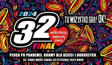 Podziękowanie za wsparcie finału WOŚP 2024