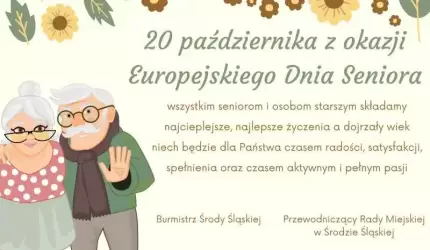 Życzenia z okazji Europejskiego Dnia Seniora