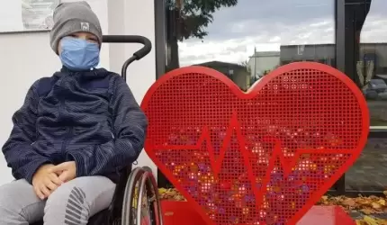 Piotruś choruje na rdzeniowy zanik mięśni. Zbieramy dla niego nakrętki!