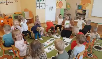 Powitanie jesieni w przedszkolu w Ciechowie