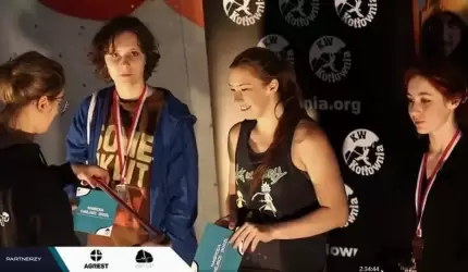 14-letnia Małgosia z Mrozowa Mistrzynią Polski w boulderingu