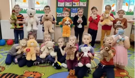 Dzień Pluszowego Misia w Przedszkolu Publicznym nr 1 w Środzie Śląskiej