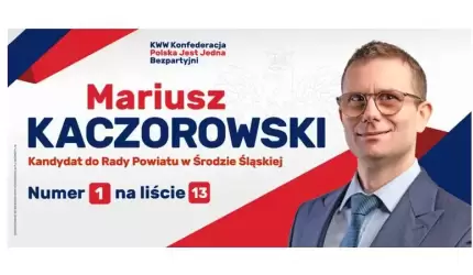 Mariusz Kaczorowski – pierwszy na ostatniej liście do Powiatu