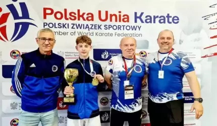 Leon Kolačkov z Lutyni Mistrzem Polski Karate WKF!
