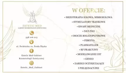 Estetic Med Gabinet Kosmetologii Estetycznej - zaprasza!