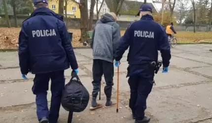 Mężczyzna z gminy Udanin uchroniony przed negatywnymi skutkami niskich temperatur