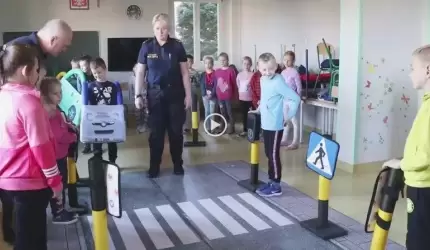 Straż Miejska uczy jak być bezpiecznym na drodze