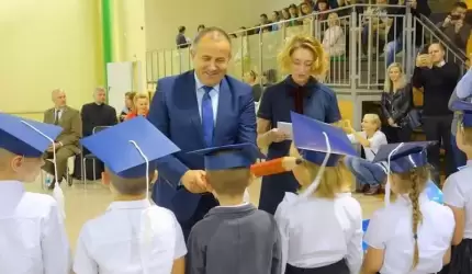 Pasowanie pierwszoklasistów z Gminy Miękinia