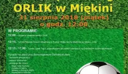 Wkrótce otwarcie nowego boiska w Miękini