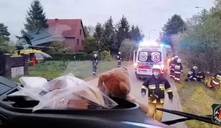 Wypadek w Prężycach. Poszkodowana kobieta była pod wpływem alkoholu