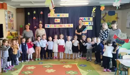 Pasowanie na przedszkolaka w średzkim Przedszkolu nr 3