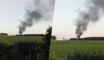 Pożar pomiędzy Pęczkowem, a Wrocisławicami