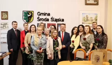 Uroczyste spotkanie ze średzkimi bibliotekarzami