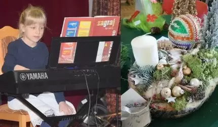 Świąteczny konkurs i przegląd talentów w GOK w Kostomłotach