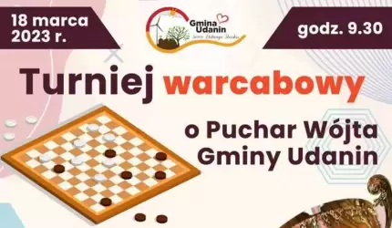 Turniej warcabowy o Puchar Wójta Gminy Udanin