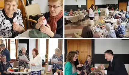 Wielkanocne spotkanie Dziennego Domu Seniora