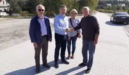 Nowy odcinek ul. Leśnej w Ciechowie