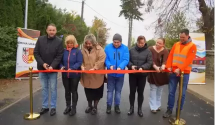 Ulica Dębowa w Udaninie już przebudowana i oficjalnie otwarta!