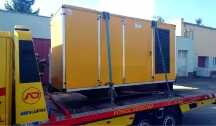 Agregat ze Środy Śląskiej dla szpitala w Ukrainie