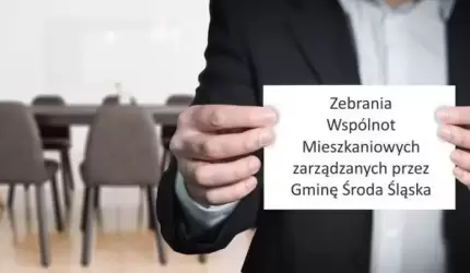 Zebrania Wspólnot Mieszkaniowych zarządzanych przez Gminę w 2023