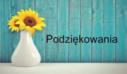 Podziękowania dla uczniów klasy IV Technikum Żywienia przy PZS Nr 2 w Środzie Śląskiej