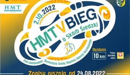 Ruszyły zapisy na HMT 5 Bieg o Skarb Średzki