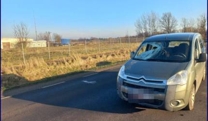 Poważny wypadek z udziałem rowerzysty na terenie powiatu średzkiego