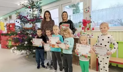 W konkursie na najpiękniejszą ozdobę choinkową wszystkie dzieci zajęły 1 miejsce!