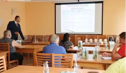 Wójt gminy Udanin spotkał się z sołtysami i wyróżnił najaktywniejsze sołectwa