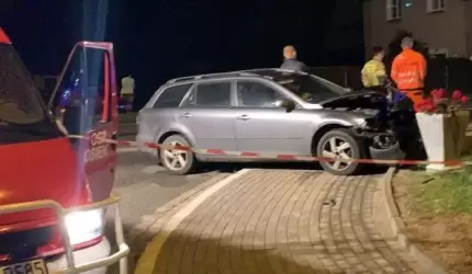 Spowodował wypadek. Był pijany