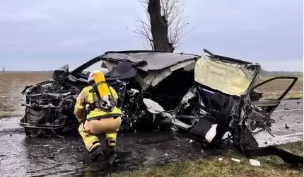 Wypadek na terenie powiatu średzkiego. Zginęła młoda kobieta
