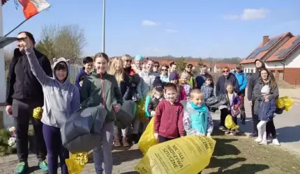 Mieszkańcy Wilkszyna posprzątali okolicę