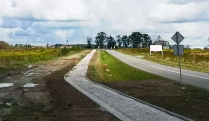 Ścieżką rowerową Lutynia-Krępice pojedziemy jeszcze w tym roku