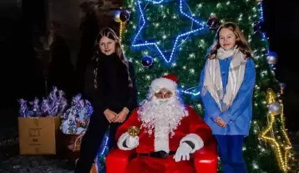 Święty Mikołaj z wizytą w Udaninie